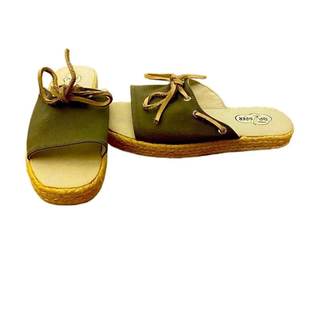 Sperry Top Sider in Olive Green